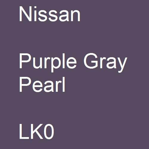 Nissan, Purple Gray Pearl, LK0.